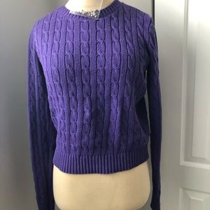 PRE OWNED AMERICAN APPAREL PURPLE SWEATER SIZE M